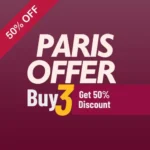 Paris 3 Offer (٣ عدسات بخصم 50%)